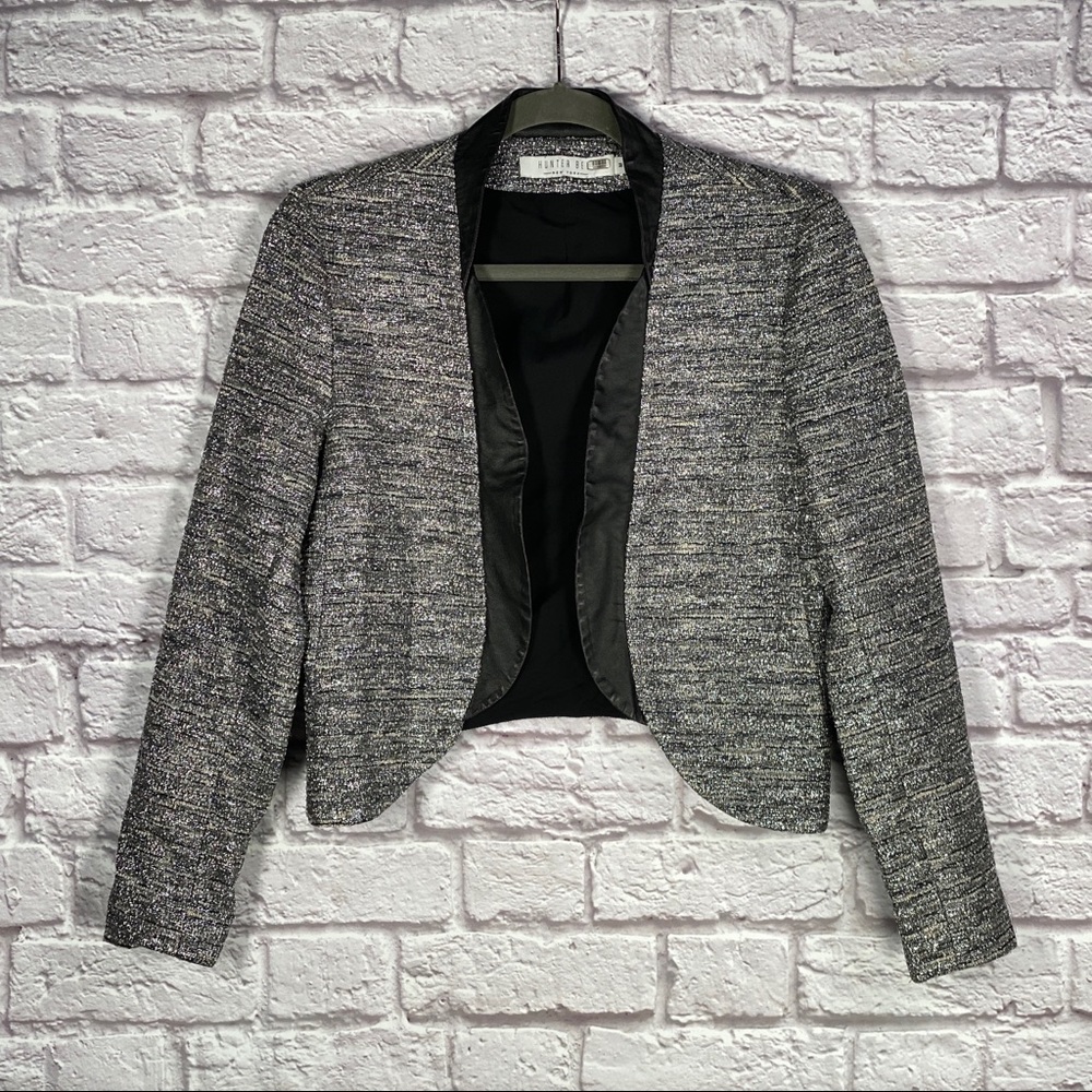 Hunter Bell Metallic Tweed Bolero
